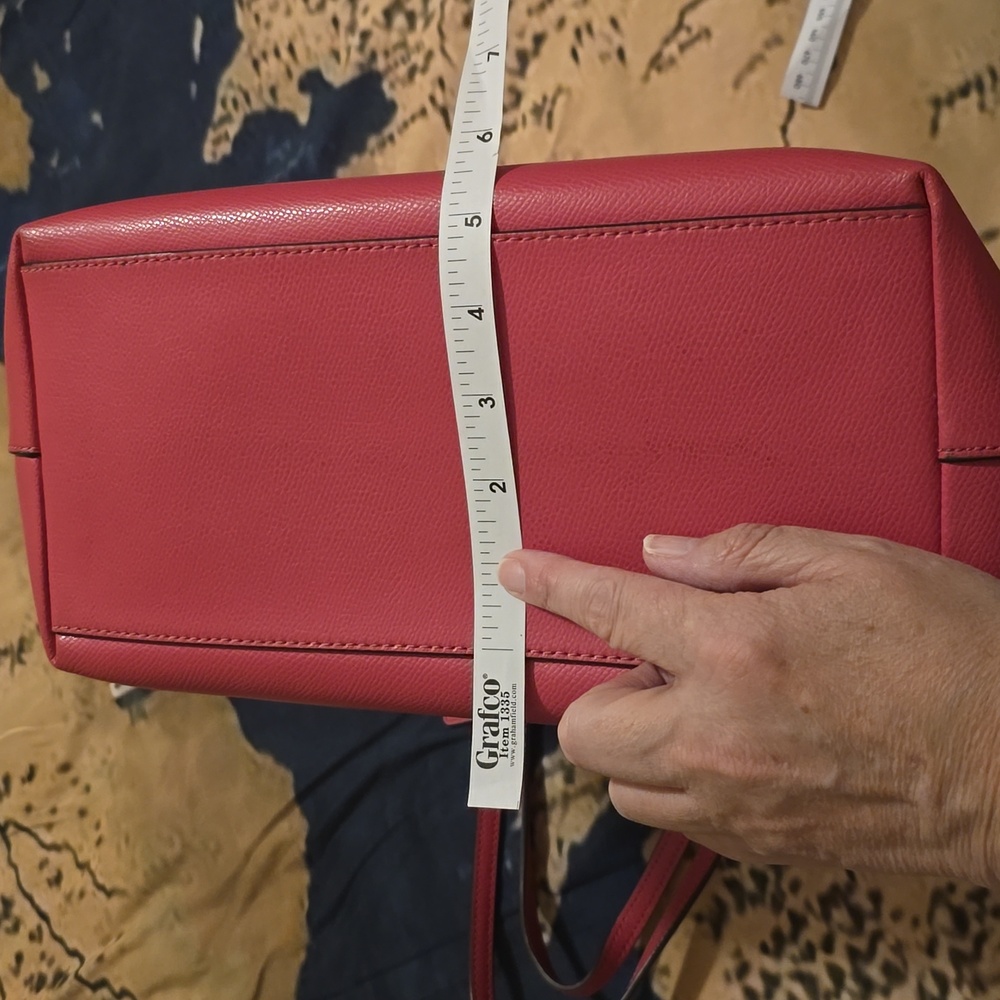Coach Pink Leather Tote Bag - Picture 7 of 7
